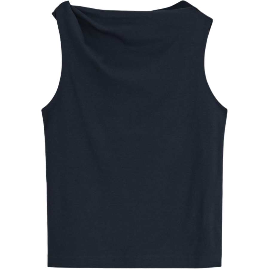 COS T Shirts Women's Navy Blue Moderate