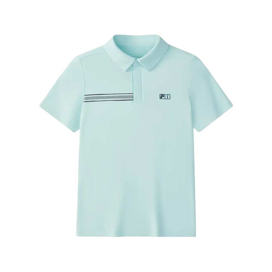 FILA KIDS x OUXUNSAI,LIANMINGKUAN Polo Shirt SS25 Young Glutinous Blue Teenagers