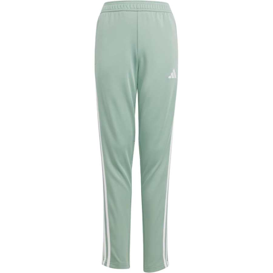 Adidas Adidas Knitted Sweatpants TIRO 25ESSENTIALS Silver Green/White Children Aged 3 7 Years Old