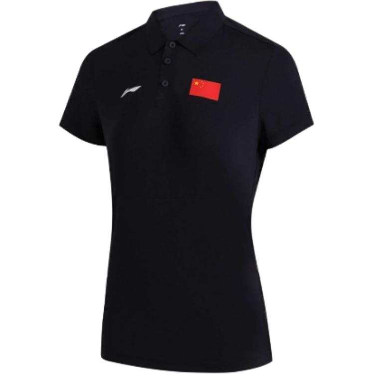 Li-Ning Li Ning Variety Training Collection Polo Shirt Women's Deep Blue