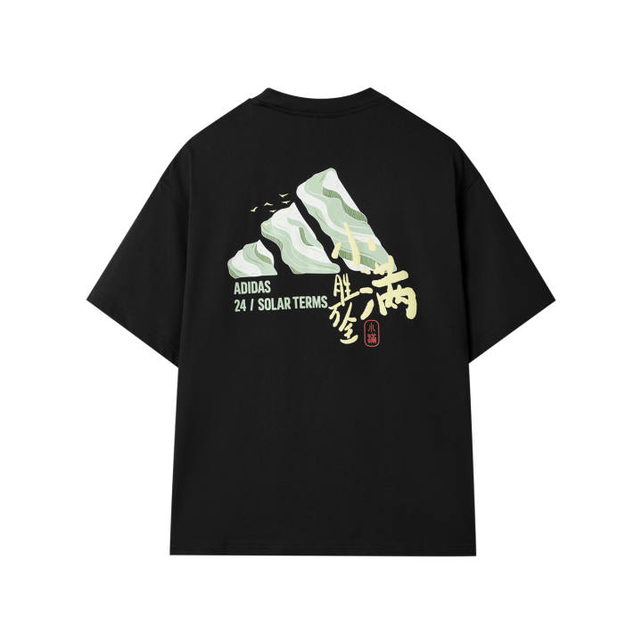 Adidas Adidas T Shirts Unisex Black Crew Neck Moderate