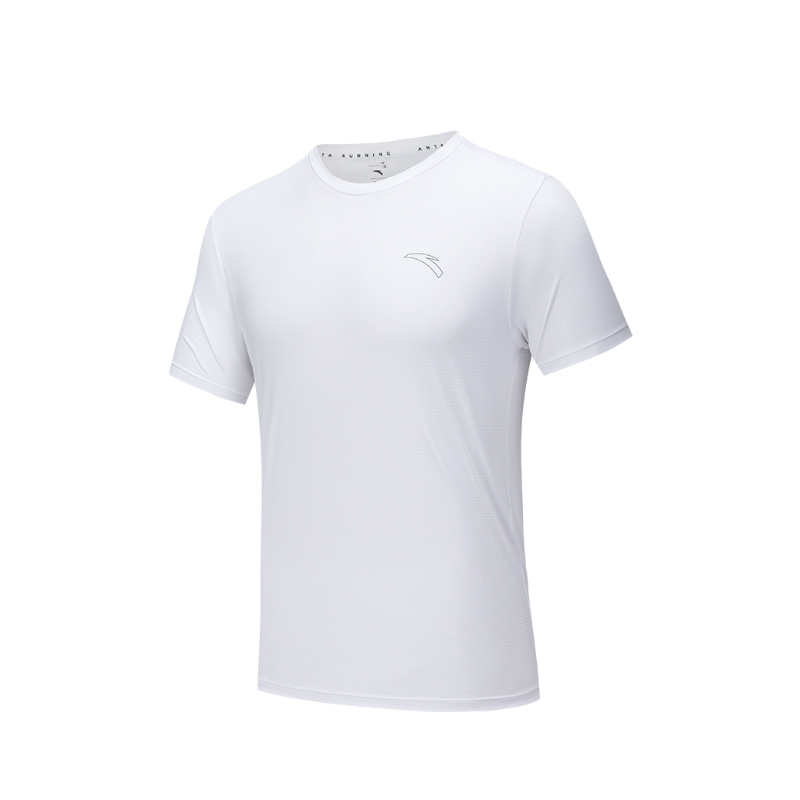 Anta Running Collection T Shirt Men's Pure White