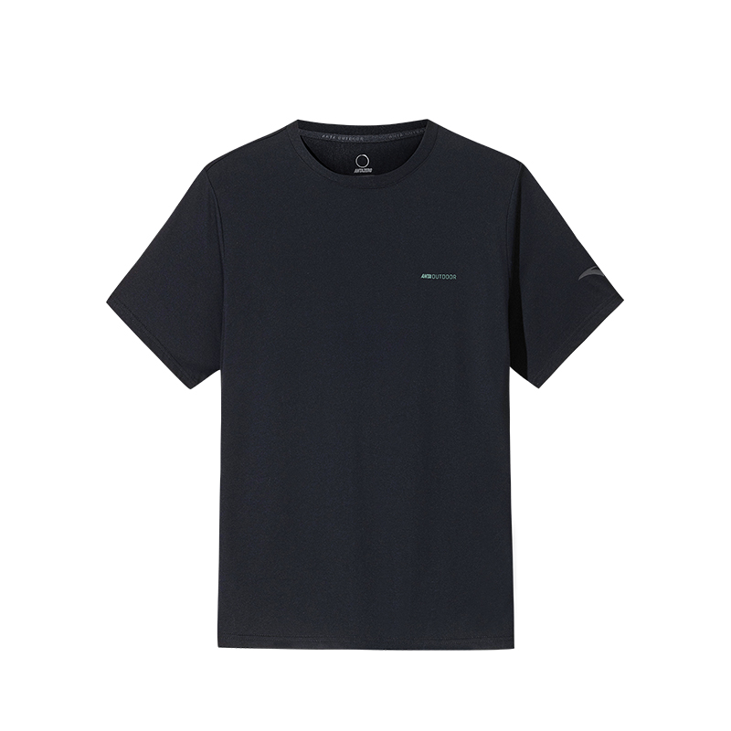 Anta Outdoor Collection T Shirt Men's Basic Black