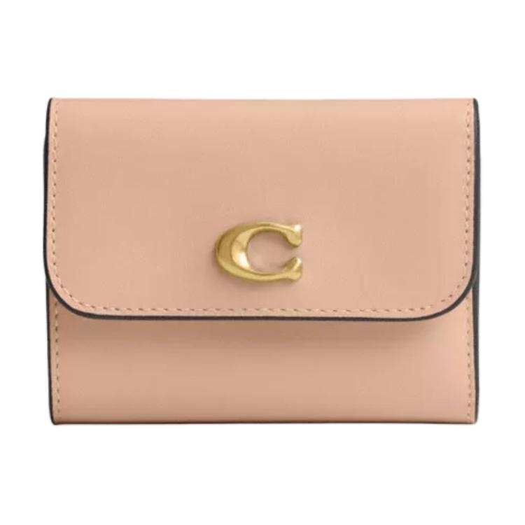 COACH COACH Essential Leather Wallet Regular Women's Light Brown