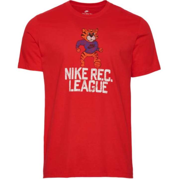 Nike Nike T Shirts Men's Red Crew Neck