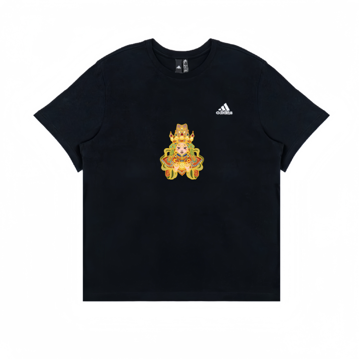 Adidas Adidas T Shirts Unisex Black Crew Neck Straight Fit