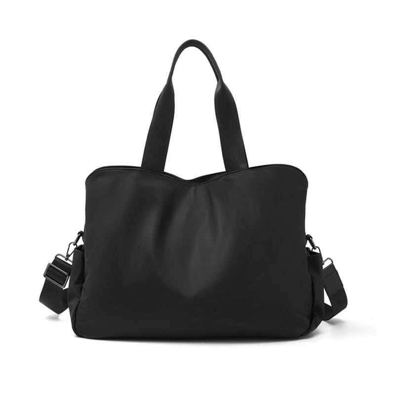 LAORENTOU Fabric One Shoulder Crossbody Travel Bag Women's Black