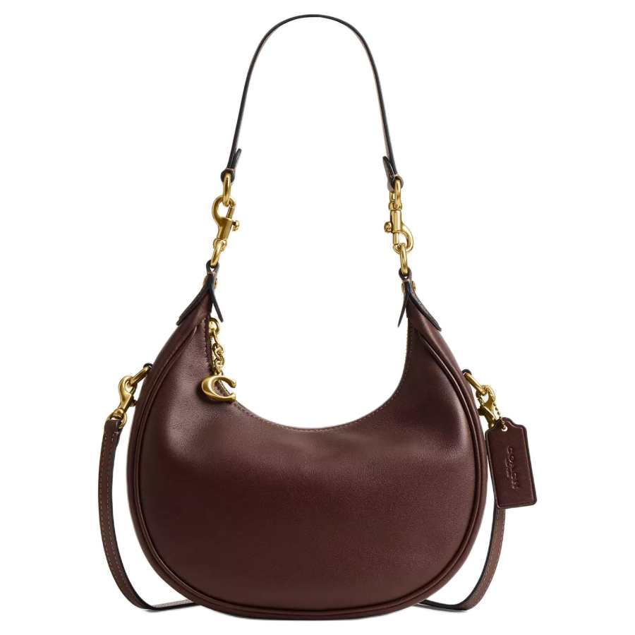 COACH JONIE Leather Shoulder Bag, Crossbody Bag, Handbag Small Women's Brown
