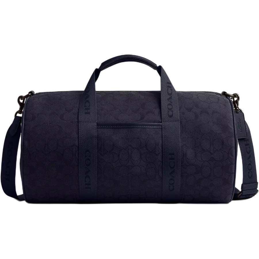 COACH Leather One Shoulder Handbag, Travel Bag Men's Marine Blue