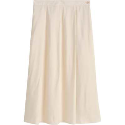COS Casual Long Skirts Women's Cream Moderate Mid Length
