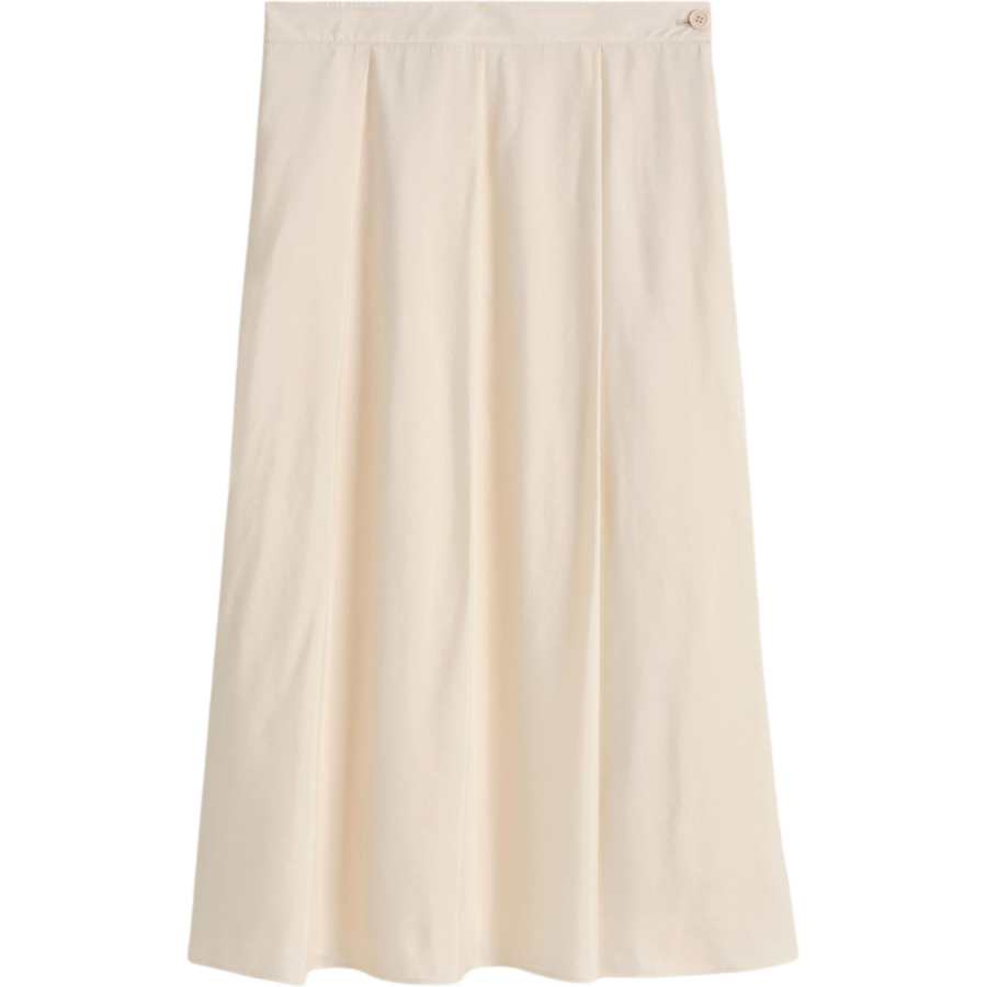 COS Casual Long Skirts Women's Cream Moderate Mid Length