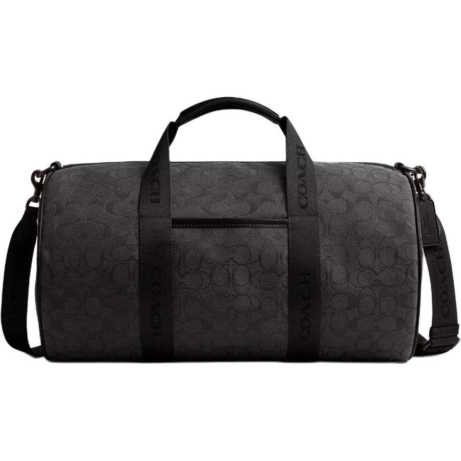 COACH Leather One Shoulder Handbag, Travel Bag Men's Black