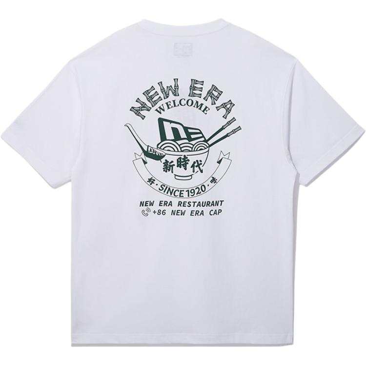 New Era T Shirts Unisex White Crew Neck
