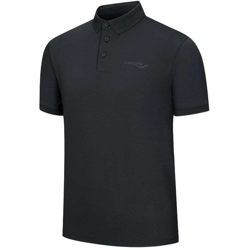 Saucony Polo Shirt Men's Jet Black