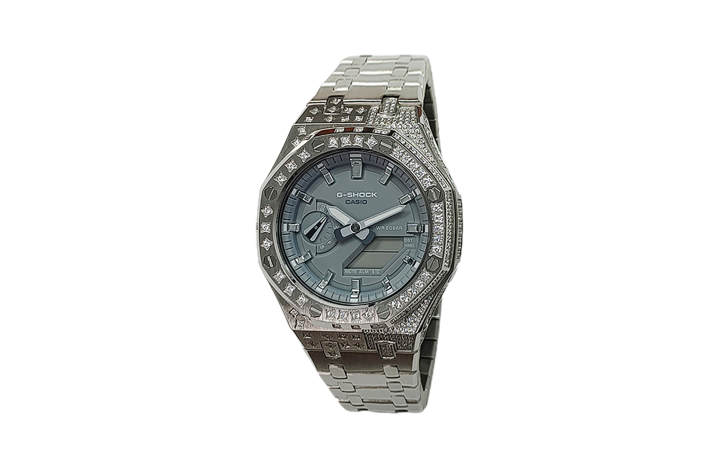 CASIO CASIO Custom Collection Quartz Movement Stainless Steel Strap Watch Men's Watches Gray Dial
