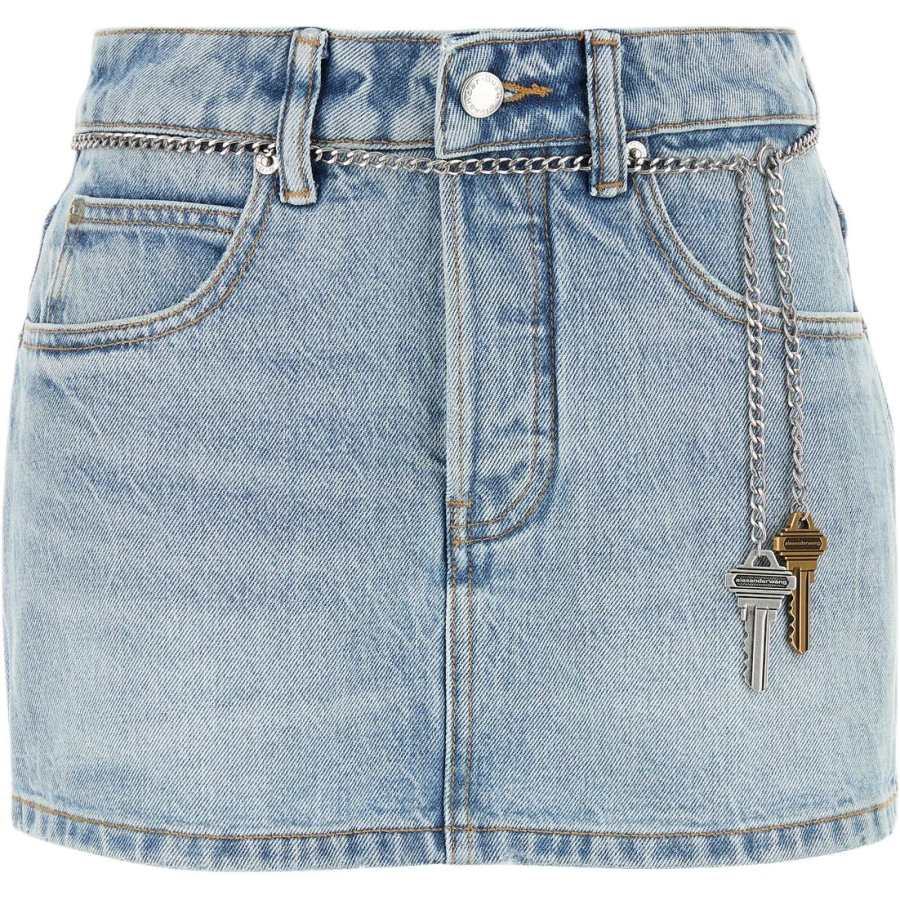 Alexander Wang High Waisted Chain Belt Shorts
