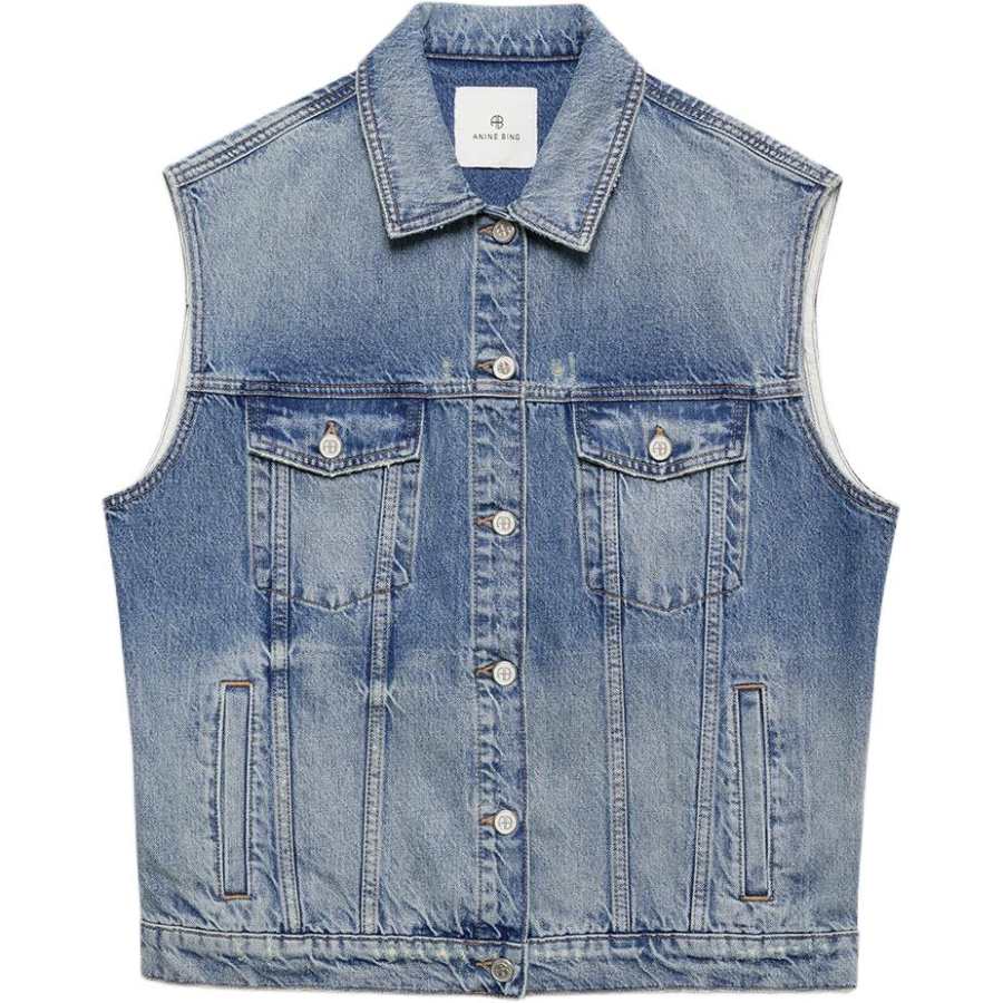 Anine Bing Rory Buttoned Gilet