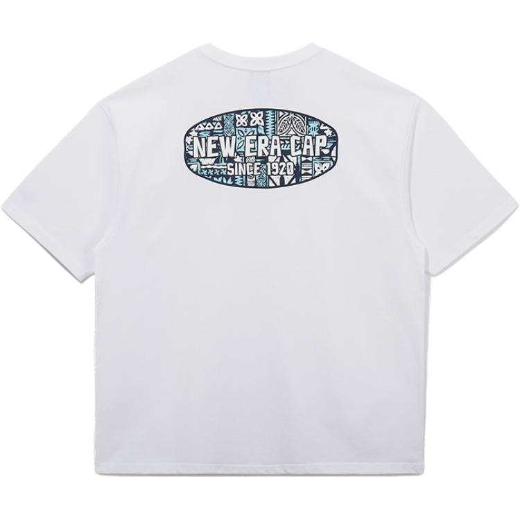 New Era T Shirts Unisex White Crew Neck Moderate