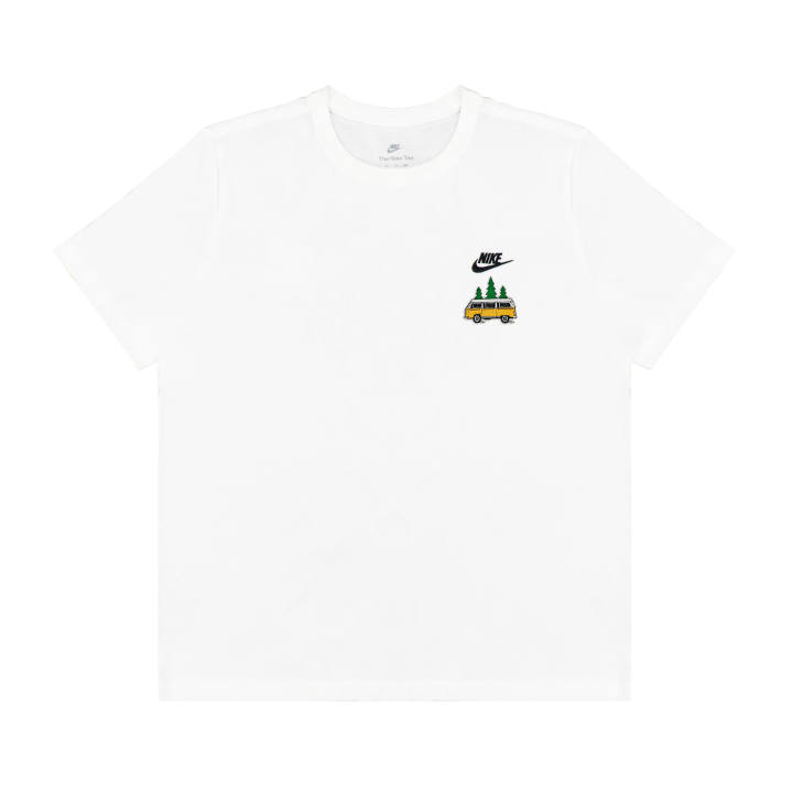 Nike Nike Swoosh T Shirts Unisex White Crew Neck Moderate Straight Fit