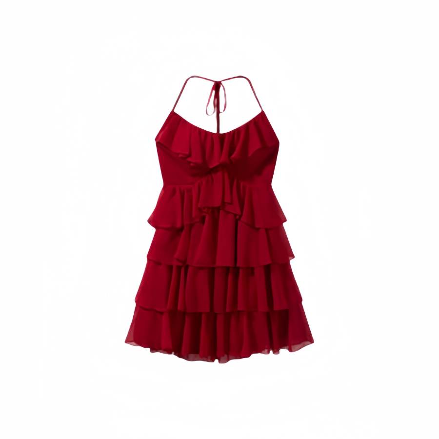 Qiuerle Slip Dresses Women's V Neck Moderate Short