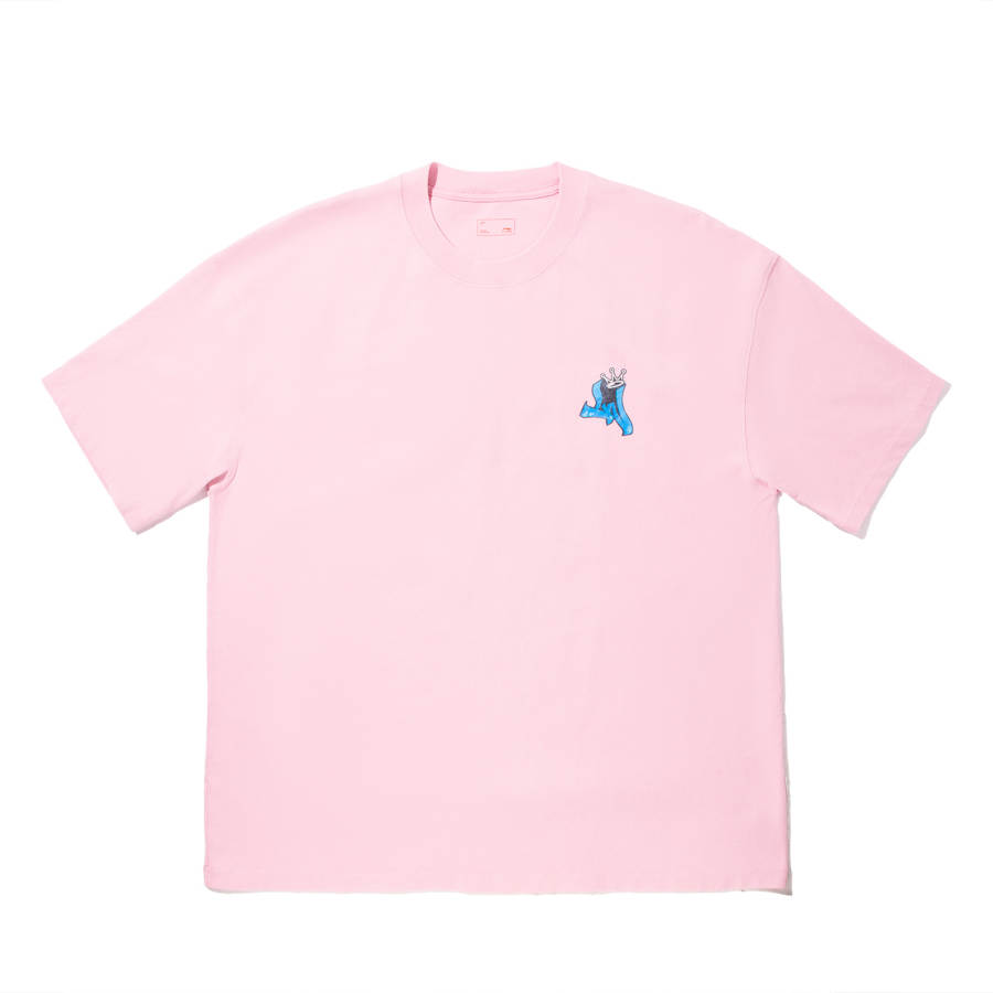 Li-Ning Li Ning T Shirt Men's Flower Branch Pink