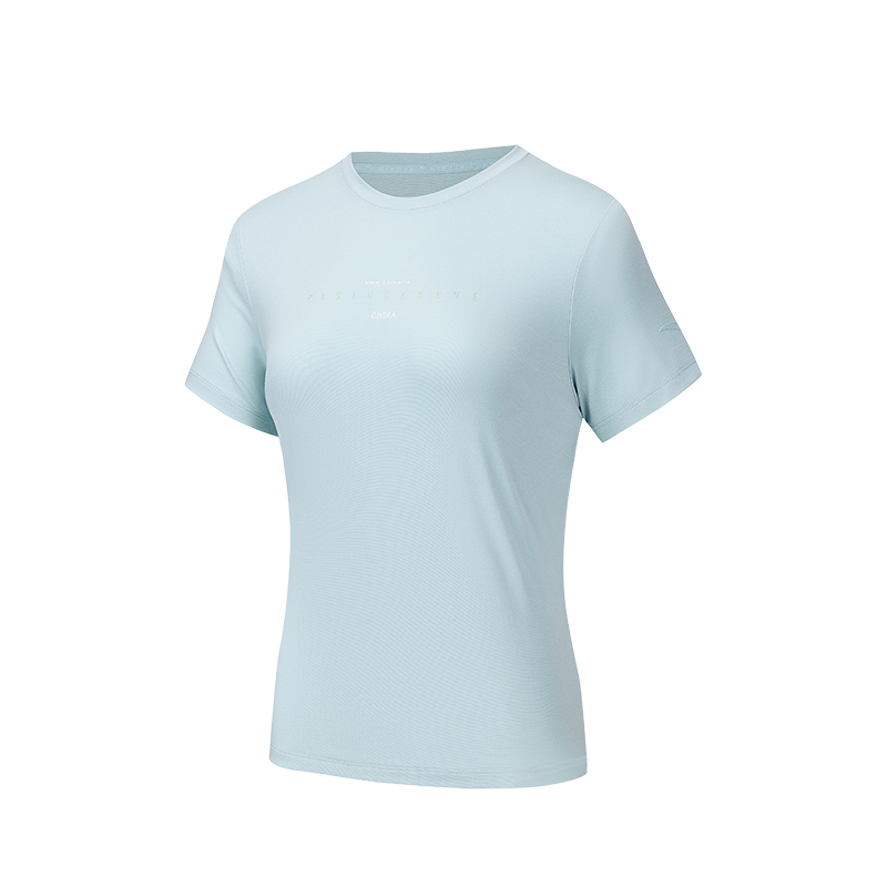 Anta Variety Training Collection T Shirt Women's Bright Shadow Blue