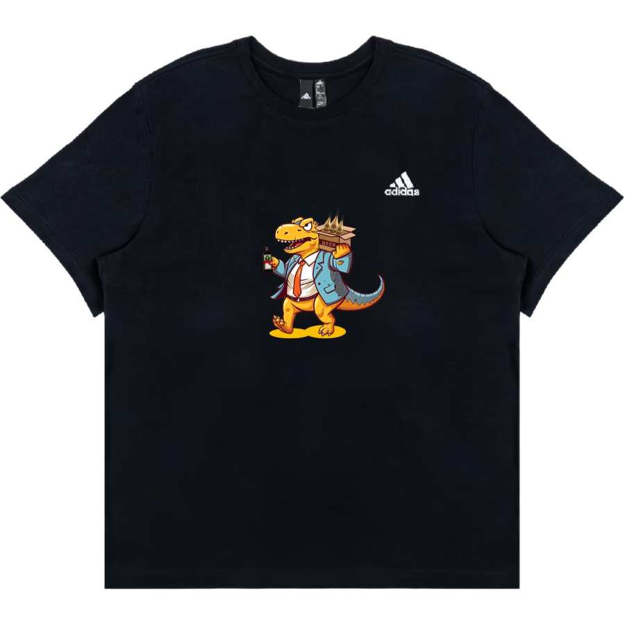 Adidas Adidas T Shirts Unisex Black Crew Neck Moderate Straight Fit