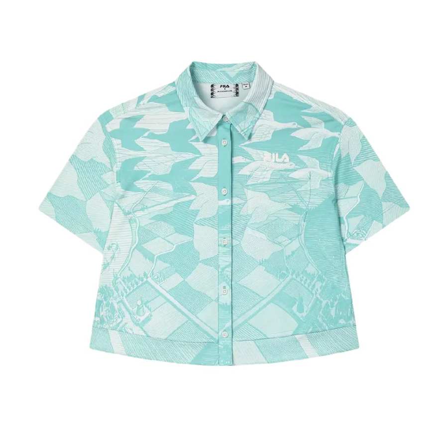 FILA x M.C.ESCHER Shirt Women's Blue