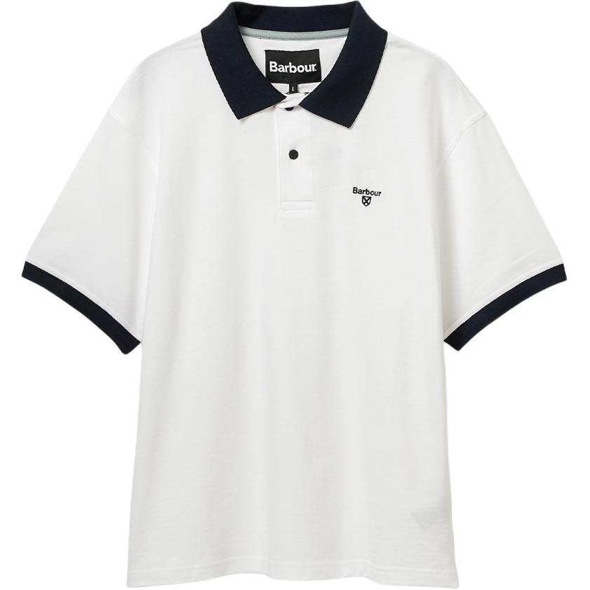 BARBOUR BARBOUR SS25 Polo Shirt Unisex White
