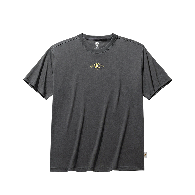 Anta Life Collection T Shirt Unisex Castle Gray