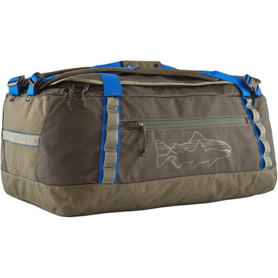 Patagonia 55L Polyester Travel Bag Unisex Basin Green