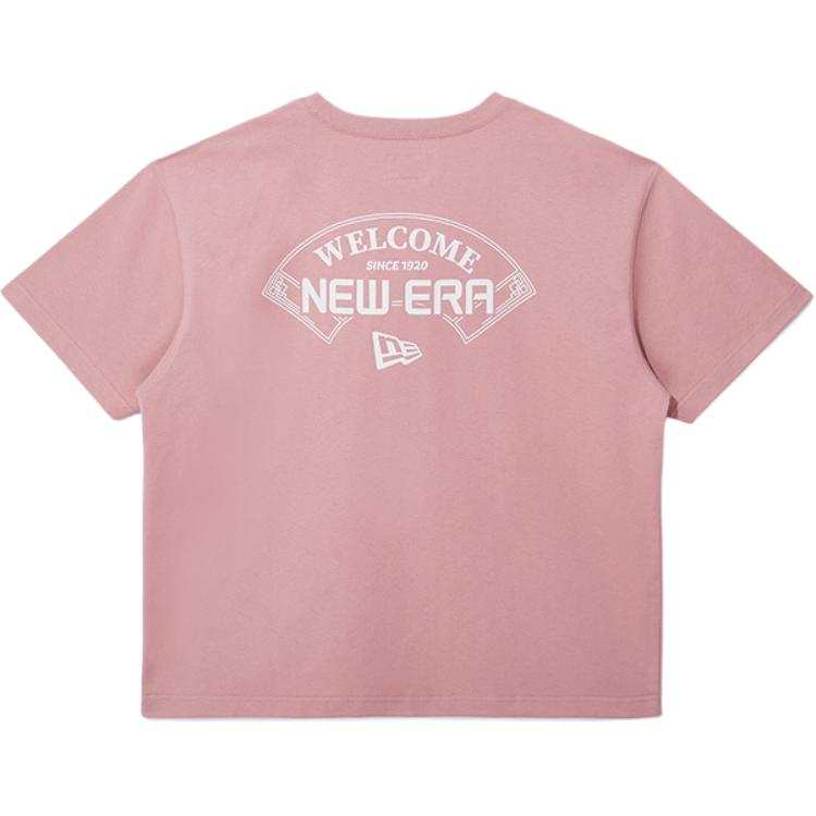 New Era T Shirts Women's Pink Crew Neck