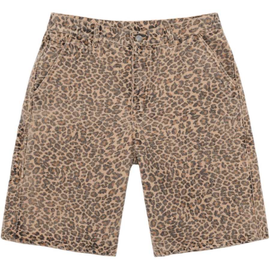 Stussy SS25 DENIM WORK SHORT Cargo Shorts Unisex
