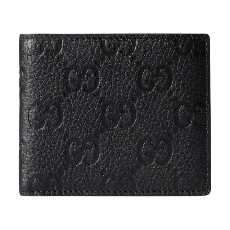 GUCCI GUCCI Leather Wallet Regular Men's Black