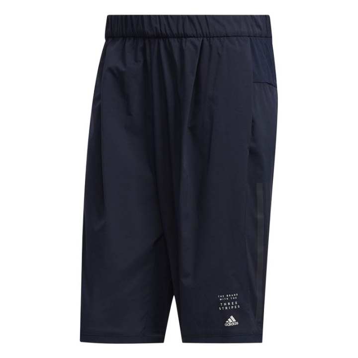 Adidas Adidas AEROREADY3 Stripes Casual Shorts Men's Navy Blue