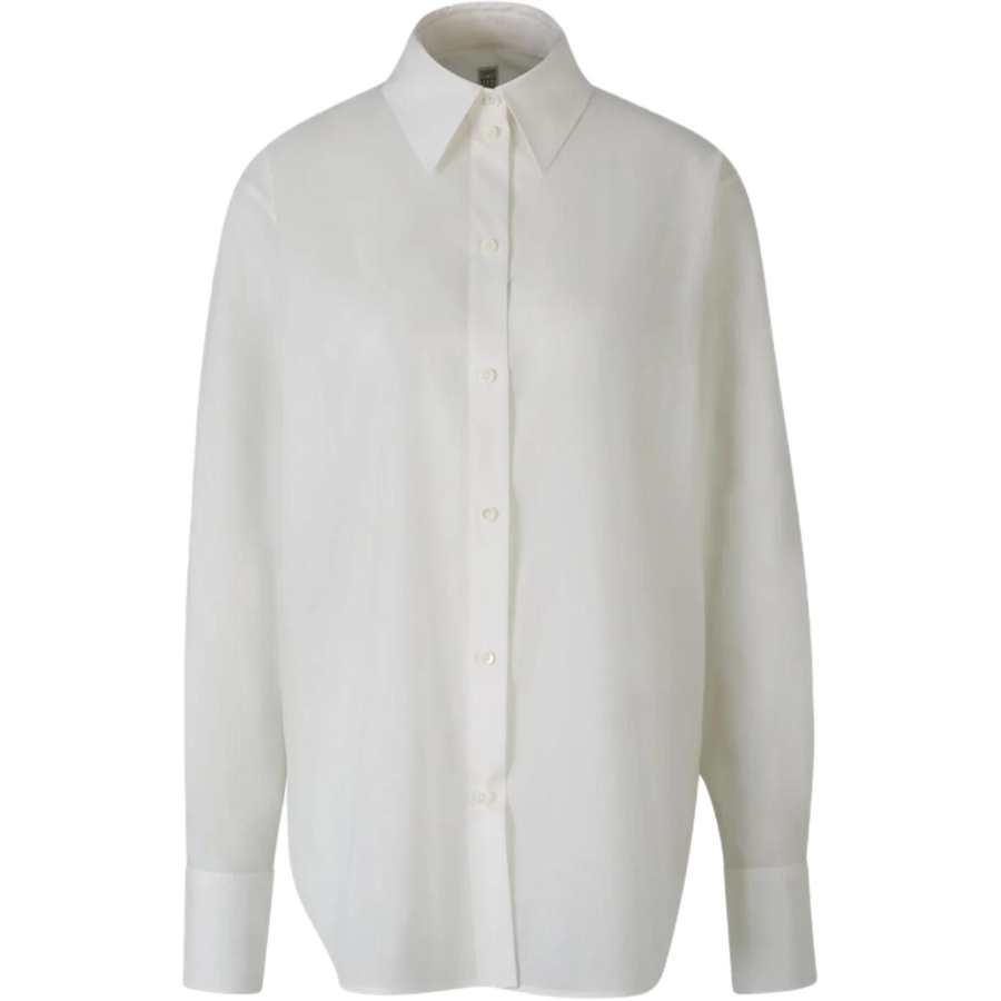 TOTEME Shirts Women's White Pointed Collar