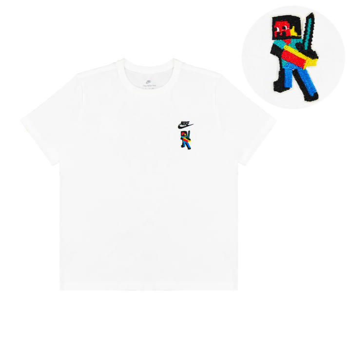 Nike Nike T Shirts Unisex White Crew Neck Moderate Straight Fit