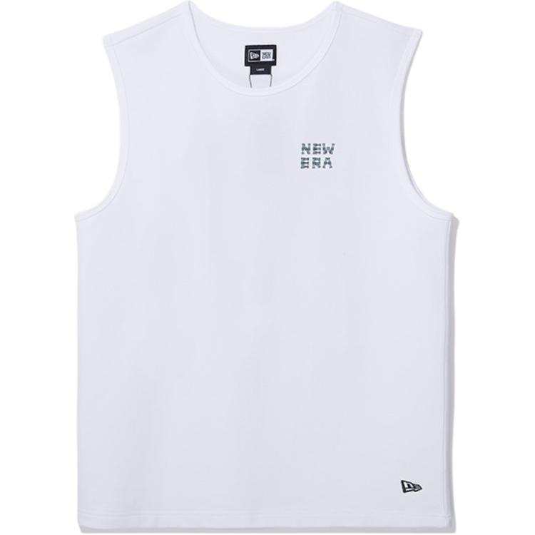 New Era Tank Tops Unisex White Crew Neck Moderate Other