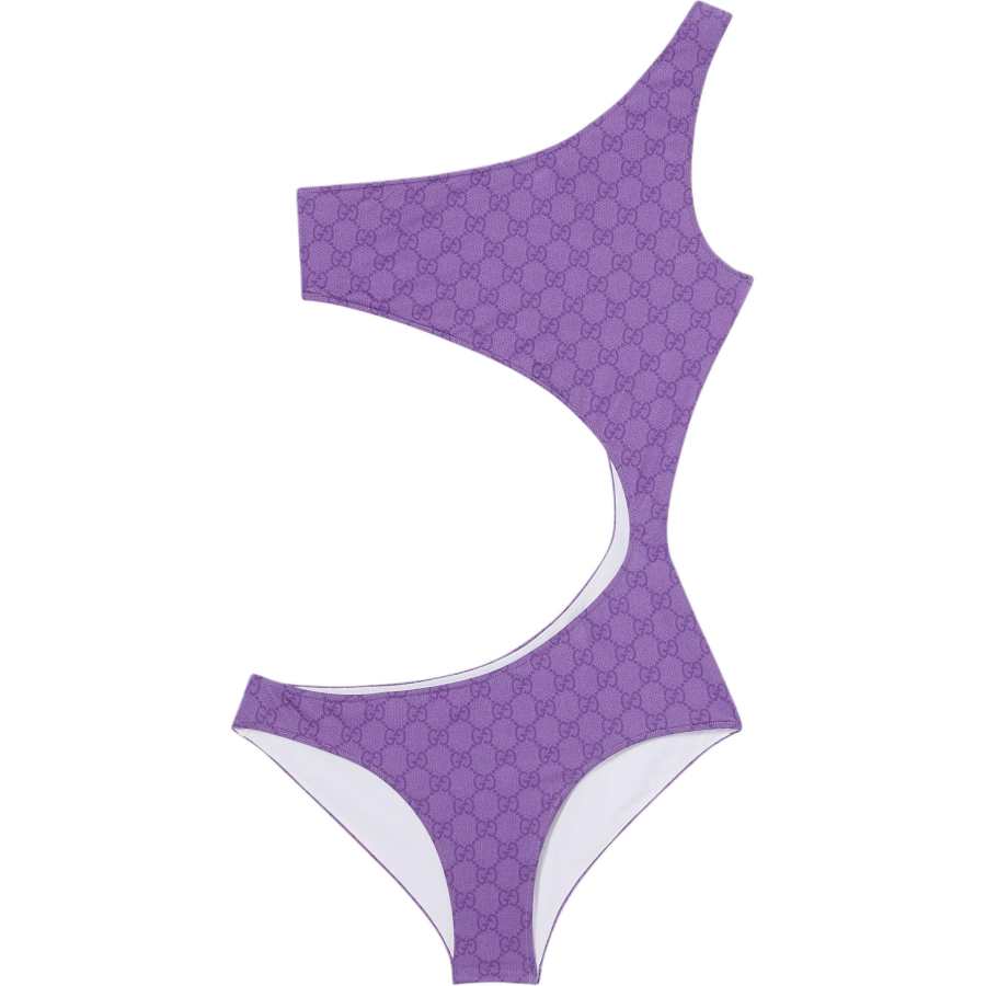 GUCCI FW25 One piece Swimsuit Women's Light Purple