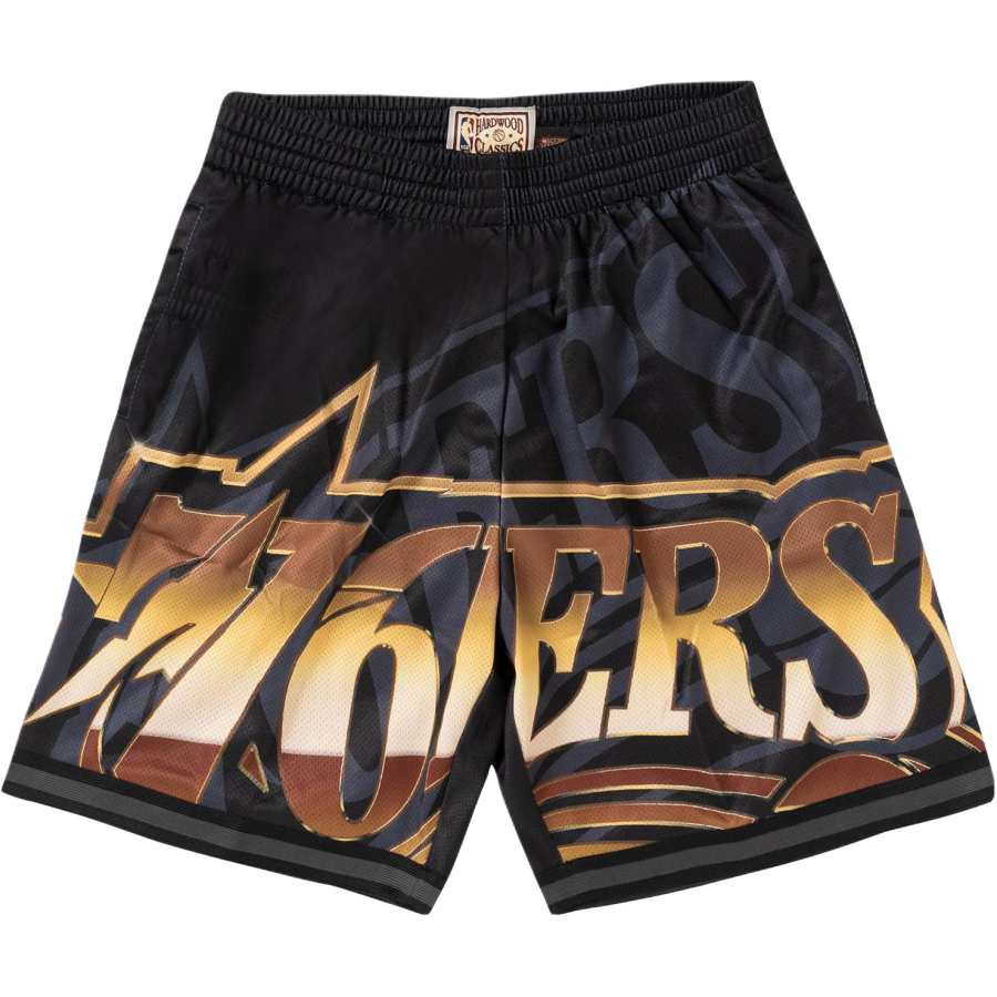 Mitchell Ness Basketball Shorts Unisex Black Moderate Straight Fit Pants