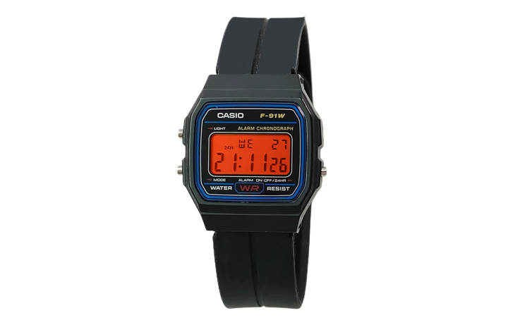 CASIO CASIO Custom Collection Quartz Movement Silicone Strap Watch Men's Watches Black Dial