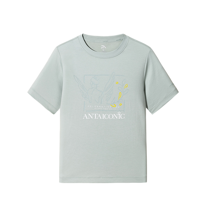 Anta Life Collection T Shirt Women's Refreshing Blue