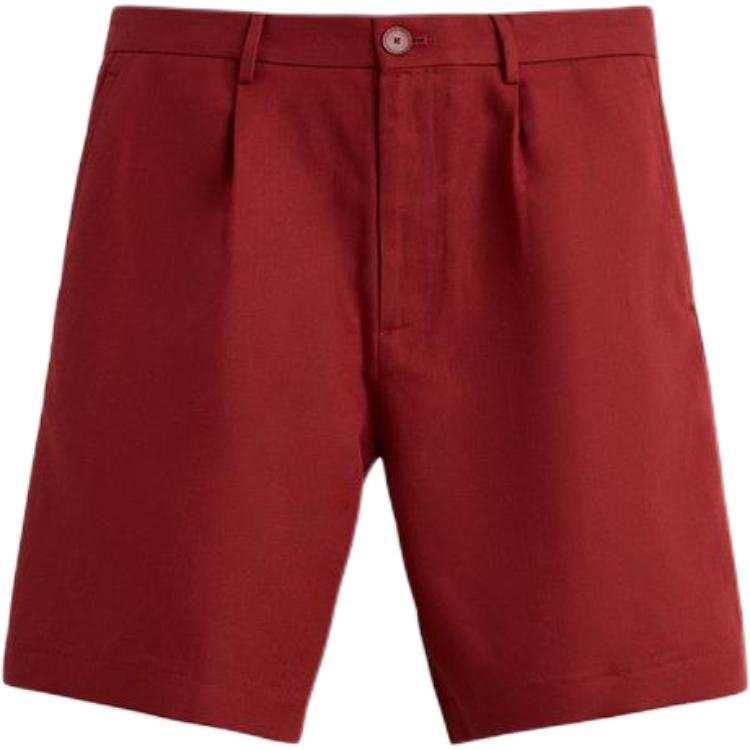 ZARA Casual Shorts Men's Dark Red Moderate