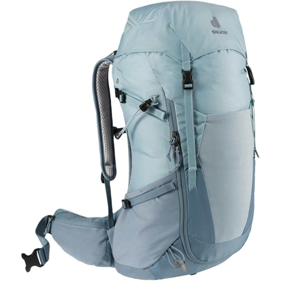 DEUTER 24L Outdoor Bags Recycled Nylon Dusk Blue/Graphite Gray/Red Gull Red/Mint Green/Gray Rose Women's