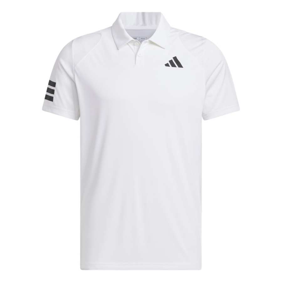 Adidas Adidas Tennis3 Stripes Polo Shirt Men's White/Black
