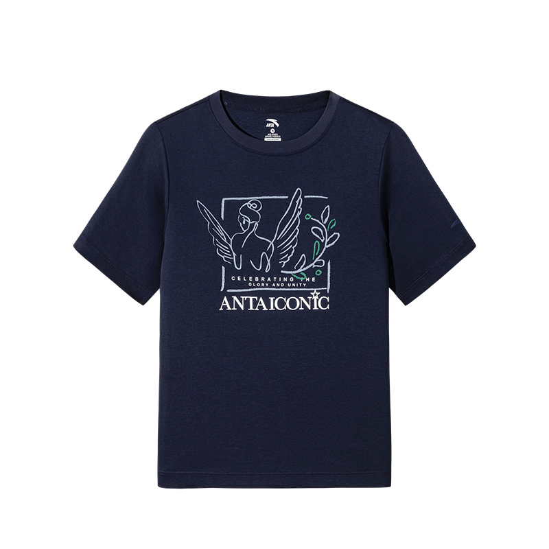 Anta Life Collection T Shirt Women's Zeus Blue