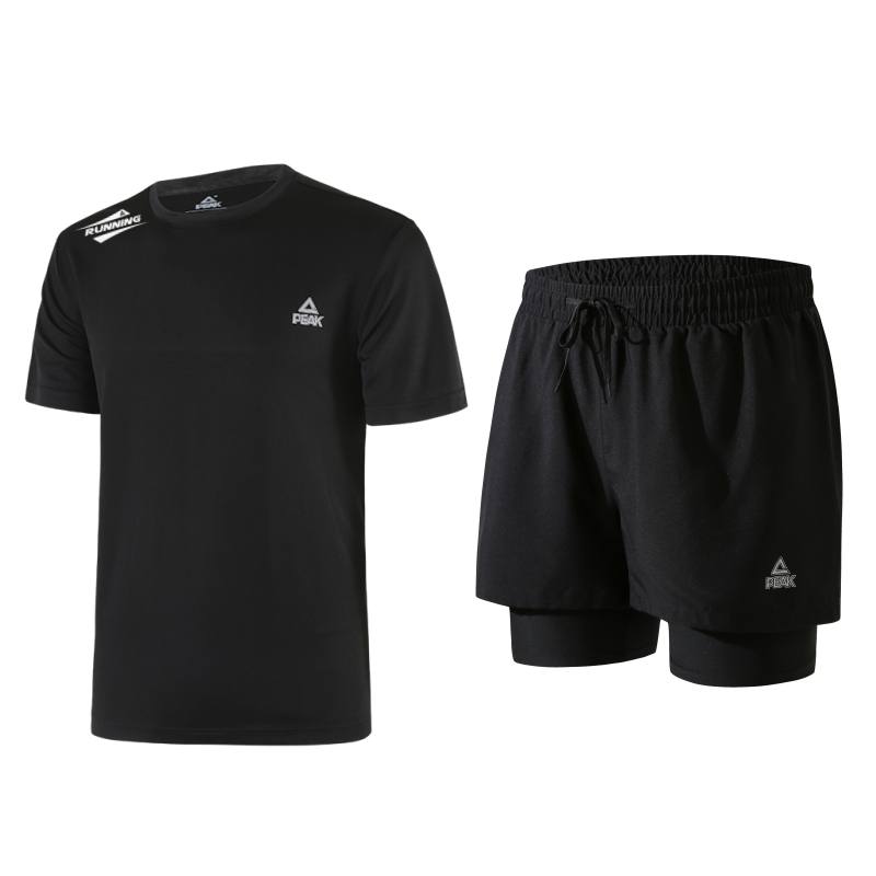 PEAK PEAK Running Clothing Sets Unisex Black