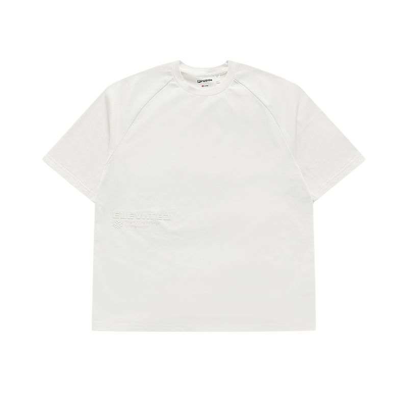 FILA FUSION T Shirt Unisex Smoke White