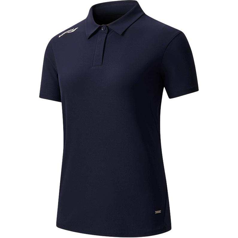 Saucony Polo Shirt Women's Dark Space Blue