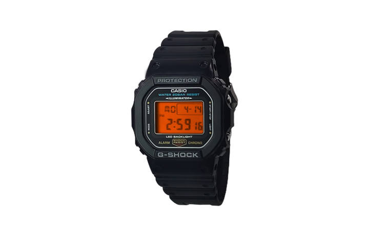 CASIO CASIO Custom Collection Quartz Movement Resin Strap Watch Unisex Black Dial